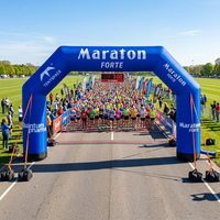 Arche publicitaire gonflable personnalisée pour ligne de départ/arrivée de marathon, événements sportifs, course, triathlon – Offre spéciale