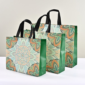 Bolsas de Mano Plegables de Lona con Asas y Logotipo Personalizado de Alta Calidad, Bolsas de Compra - Product Image 2