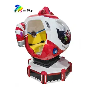 2024 M SKY Children's Indoor Fiberglass Amusement twin seats Helicopter Machine Coin-Operated Video Game Park 220v Park Sale