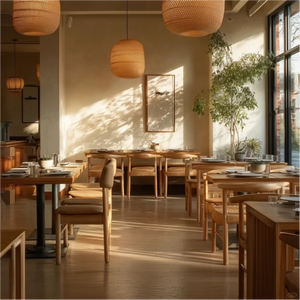 Set di Sedie e Tavoli da Pranzo per Ristorante, Caffetteria e Sala da Tè, Design Moderno Personalizzato in Fabbrica - Product Image 2