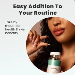 Oem người lớn thân thiện với cơ thể ma thuật chất diệp lục viên nang rau mùi tây lá bổ sung cho sức khỏe và chăm sóc sức khỏe nhãn hiệu riêng một chai - Product Image 3