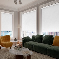 Stores enroulables horizontales en tissu de style moderne, stores verticaux unis pour salles de bain, salles à manger/chambres d'enfants, fêtes et restaurants