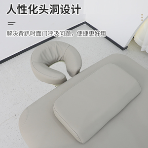 Bàn làm đẹp bán buôn hiện đại, nội thất salon sang trọng, chăm sóc da toàn thân, chăm sóc da mặt, nối mi, spa làm đẹp, giường <span class=keywords><strong>massage</strong></span> gỗ - Product Image 6