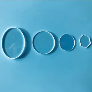 Optical Sapphire Oval Window Sapphire Crystal Glass Lens For Sensor