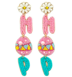 Pendientes de nuevo diseño para el Día DE LA Madre, joyería hecha a mano con cuentas de semillas múltiples para mujer, accesorios de moda de la India - Product Image 1