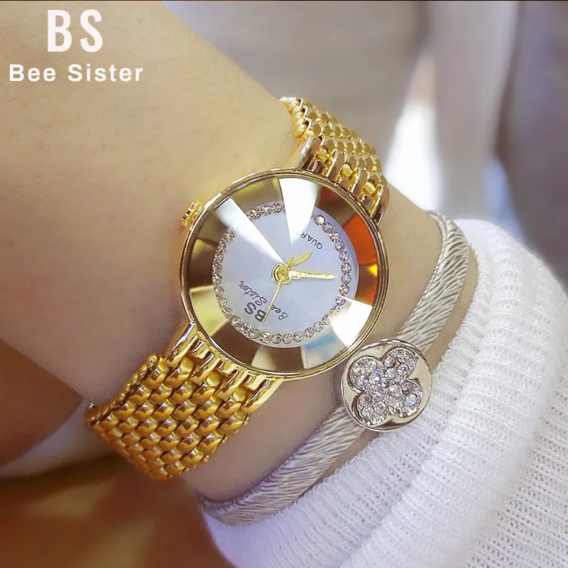 Женские роскошные Брендовые Часы 2019, новые модные кварцевые женские наручные часы, золотые часы для женщин, наручные часы со стразами, часы 2019