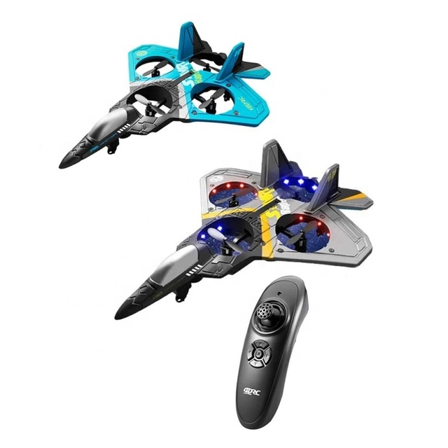 V17 Professional Drone 2.4G EPP Foam Hover Coreless Motor Gravity Sensing Rc Quadcopter Airplane Remote Control Aircraft Fighter