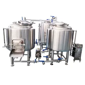 Hot sale 200L brewhouse 2bbl brewing system for home brewery