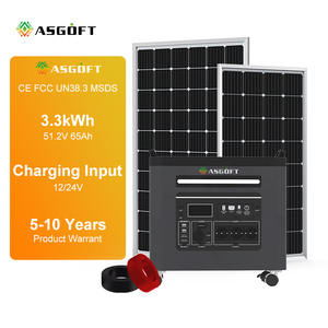 Batería Todo en Uno de 3.3KWH LiFePO4, Sistema de Energía Solar Híbrido para el Hogar, Generador Solar Portátil de 3300w - Product Image 2
