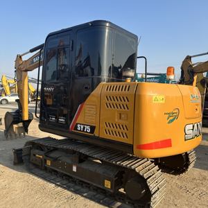 Excavadora Sany SY75C Usada de 7.5 Toneladas / Estabilidad Hidráulica con Motor y Bomba en Venta a Bajo Precio - Product Image 2
