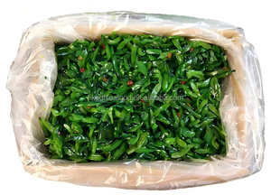 Ensalada de Algas Wakame Condimentadas Hiyashi, Aperitivo Dulce y Picante, Algas Condimentadas Cortadas y Congeladas, Comida Japonesa para Sushi - Product Image 2