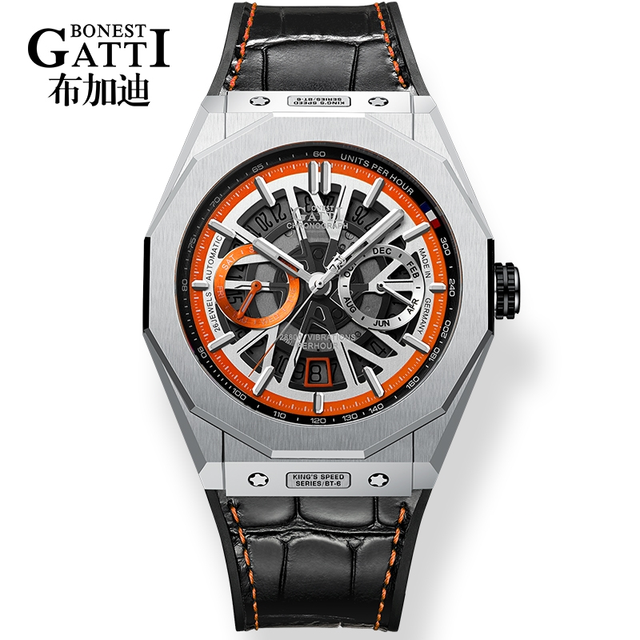Bonest Gatti Japan Movement Watches Mechanical Automatic Waterproof Business Wrist Watch BG9601-B2