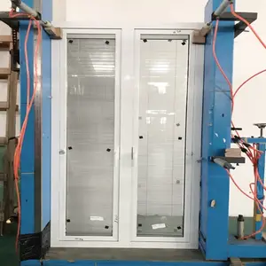 Modern Aluminum profile casement windows for Nigeria with knob inside blinds and hung mosquito net in Foshan factory