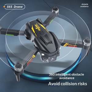 Drone S6 avec moteur brushless, ESC HD, quadricoptère pour photographie aérienne, pliable, avec flux optique, télécommande, pour enfants - Product Image 2