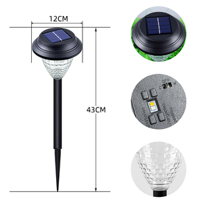 Lampe de projection d'ambiance pour villa, éclairage paysager, lumière <span class=keywords><strong>solaire</strong></span> LED à piquet pour pelouse, lampes solaires de jardin – Nouveauté en gros à prix abordable - Product Image 3