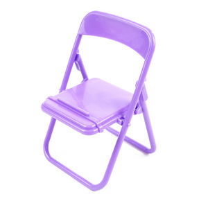 Folding Chair Phone Stand Mini Desktop <b>Holder</b> Portable Foldable Creative Macaron Color For Mobile Phone - Product Image 3