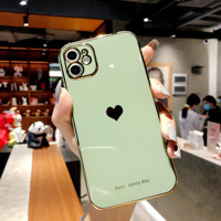 Coque en TPU de luxe multicolore pour iPhone 15 & 14 Girls' Heart-Shockproof Slim Fit Protective Case Compatible avec Infinix