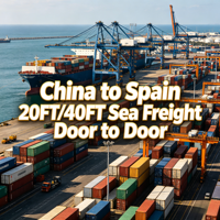Expédition LCL Espagne/Italie/France/Pays-Bas Agent maritime Chine Consolidation de fret Transitaire Marchandises dangereuses 40-55 jours