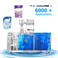 Machine de remplissage et de scellage automatique haute vitesse pour détergent à lessive, machines d'emballage Doypack pour sachets souples