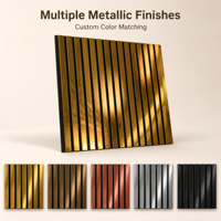 Panneaux muraux acoustiques et thermiques en placage de bois pour la décoration des murs intérieurs des espaces commerciaux