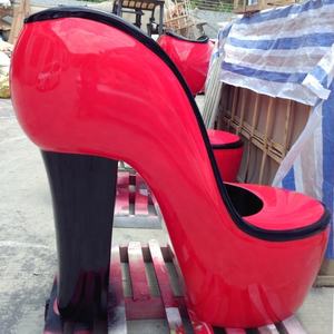 เก้าอี้ส้นสูงไฟเบอร์กลาสทันสมัย สีสันสดใส ทนทาน เหมาะสำหรับห้องรับประทานอาหาร ห้องนั่งเล่น โรงเรียน ห้างสรรพสินค้า ห้องรับรอง และใช้งานกลางแจ้ง - Product Image 6