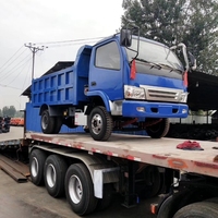 6 Rad 4x2 Mini Muldenkipper 6ton 7ton 8ton kleiner Kipper Muldenkipper zum Verkauf Afrika