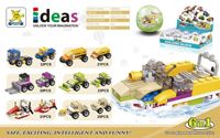 Nuevo Juego de Bloques de Construcción DIY 6 en 1, Nave Espacial Transformable de ABS Ecológico, Juguete Educativo Creativo para Niños