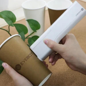 Stampante alimentare portatile stampante <span class=keywords><strong>cibo</strong></span> testo <span class=keywords><strong>cibo</strong></span> modello stampa personalizzata Printpen rosso nero e caffè colori tra cui scegliere - Product Image 3