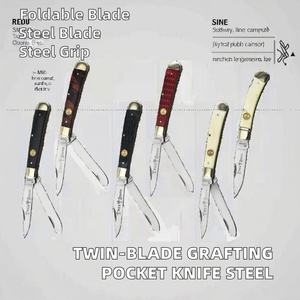 Cuchillo Plegable HK Grafting, Personalizable, Grado OEM, para Camping, Jardín, Bolsillo, Acero Inoxidable 3CR13, Afilado como una Navaja - Product Image 2