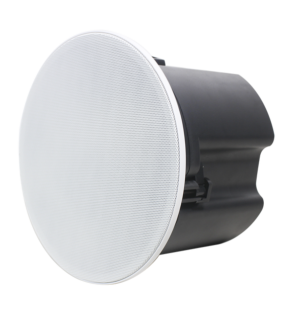 2 Way ABS in Ceiling Speaker Kevlar Driver Dual Tweeters Crossover Clear Powerful Demanding Audio Environment