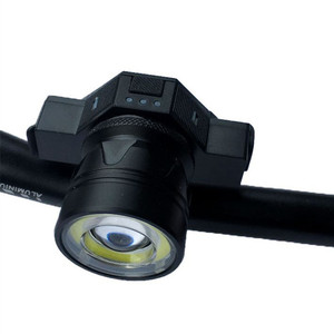 Phare de vélo T6+COB LED rechargeable, lumière avant IPX4, 4 modes, en alliage d'aluminium, charge USB - Product Image 1