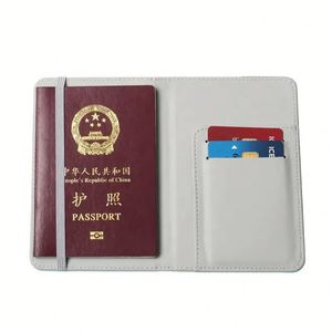 Funda de Pasaporte de Cuero PU Personalizada en Blanco para Sublimación, Precio al por Mayor - Product Image 2