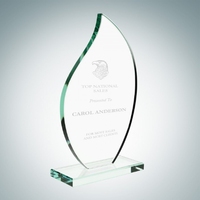 HyperCrafts Design personnalisé Souvenir cadeau forme irrégulière transparence Crystal Tropy Award