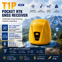 Mini Receptor GPS GNSS RTK con Precisión Centimétrica, 4G LTE CORS, Dispositivo de Topografía Multiconstelación
