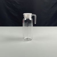 Kendi air dingin PC Eco 1100ml, kendi air plastik dapat dipakai ulang untuk rumah dan Dapur, kendi air es ringan
