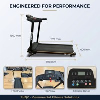Tapis roulant électrique pliable ultra-silencieux pour la maison, écran tactile LCD, programmes d'exercices, fonctions d'absorption des chocs