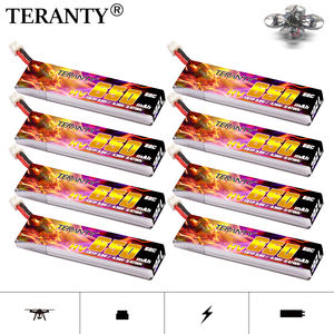 升级版TERANTY 650mAh 1S <span class=keywords><strong>3</strong></span>.8V 60/120C脂电池室内穿越飞机模型无人机Tinyhawk FPV赛车电池 - Product Image 1