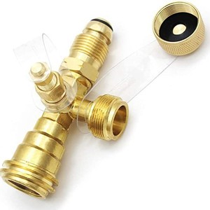 Adaptateur en T en laiton pour entrée d'eau de camping-car, 4 ports, pour utilisation en camping-car - Product Image 1