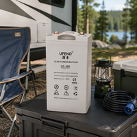 Batterie AGM au plomb-carbone OEM 2V 400Ah à cycle profond longue durée pour système de batterie de secours mobile hybride éolien/solaire pour camping-car