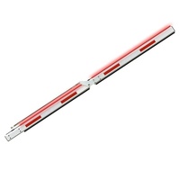 Utilisation de perche pliante à 90 degrés pour porte de barrière Max 4.5 mètres Support de lumière LED