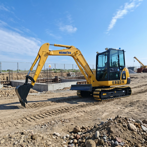 Excavatrice KOMATSU PC56 90% neuve d'origine Japon avec certification EPA CE, utilisée en agriculture - Product Image 1