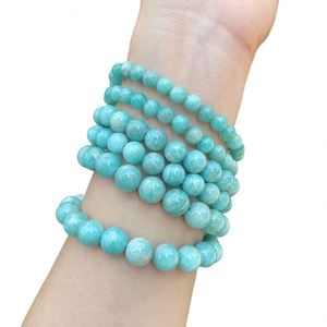 Bracelet naturel en perles de verre colorées, pierre anti-anxiété, étiquette blanche experte, taille ajustable - Product Image 5