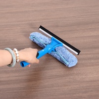 Nouvelle raclette à vitres double face épaissie pour nettoyage transfrontalier, grattoir à verre en plastique, vente en gros
