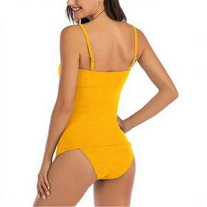 Tanga de una pieza con diseño hueco, asimétrica, erótica, de malla, para mujer, bikini, spandex/nailon, servicio OEM - Product Image 3