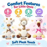 Peluche interactive pour bébé, jouet électronique animé pour les magasins de jouets, les boutiques de cadeaux et les vendeurs en ligne dans le monde entier