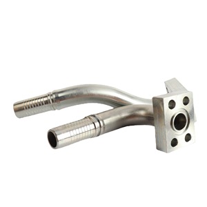 Raccord de tuyau hydraulique Runbang en acier inoxydable, connecteur à sertir, plusieurs tailles pour machines d'ingénierie - Product Image 4