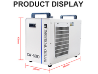 Refroidisseur d'eau industriel CW-5200 pour le refroidissement des machines de découpe laser
