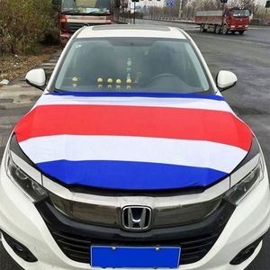 Factory Wholesale Premium Fabric Waterproof Any Design Car Hood <b>Cover</b> Flags - Product Image 3