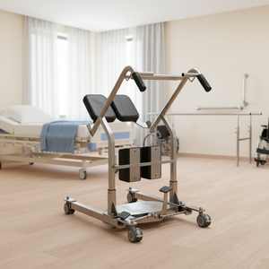 Vertical Transfer Machine For Elderly And Paralyzed Patients <b>Physical</b> Therapy Equipment With Wheels And Adjustable Support - Product Image 3