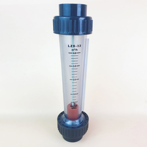 Rotametro LZS-50 in PVC-U, Misuratore di Flusso Liquido Resistente alla Corrosione, Flussometro Trasparente con Allarme Basso, Connessione a Flangia per Impianti Idraulici - Product Image 2